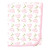 Touched by Nature Organic Cotton Swaddle, Receiving and Multi-purpose Blanket, Flower