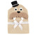 Hudson Baby Cotton Animal Face Hooded Towel, Classy Walrus
