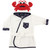 Hudson Baby Cotton Animal Face Bathrobe, Mr. Crab
