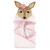 Hudson Baby Cotton Animal Face Hooded Towel, Fawn