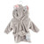 Hudson Baby Plush Animal Face Bathrobe, Pretty Elephant