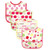 Luvable Friends Waterproof PEVA Bibs, Pink