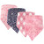 Hudson Baby Cotton Bandana Bibs, Modern Floral