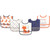 Hudson Baby Waterproof PEVA Bibs, Fox