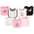 Hudson Baby Cotton Bibs, Princess