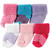 Luvable Friends Girl Newborn Socks, 3-Pack, Purple Stripe