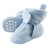 Luvable Friends Boy Fleece Booties, Light Blue