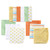 Luvable Friends Cotton Rich Washcloths, Yellow Stripe