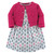 Luvable Friends Girl Cardigan and Dress Set, Anchors