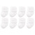 Luvable Friends Boy and Girl Socks, 8-Pack, White