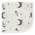 Touched By Nature Boy and Girl Organic Cotton Receiving/Swaddle Blanket, Moon