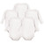 Hudson Baby Cotton Long-Sleeve Bodysuits 5-Pack, White