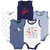 Hudson Baby Boy Sleeveless Bodysuits, 5-Pack, Sea Shore