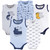 Yoga Sprout Boy Sleeveless Bodysuits, 5-Pack, Fisherman