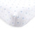 Luvable Friends Fitted Crib Sheet, Blue Chevron Stars