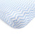 Luvable Friends Fitted Crib Sheet, Blue Chevron Stars