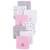 Hudson Baby Girl Woven Terry Washcloths, 8-Pack, Love