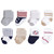 Little Treasure Newborn Socks, Baseball 8-Pack