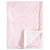Yoga Sprout Mink and Sherpa Plush Blanket, Scroll