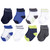 Hudson Baby Cotton Rich Newborn and Terry Socks, Navy Charcoal