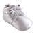 Hudson Baby Girl Moccasin Booties, Silver