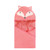 Hudson Baby Cotton Animal Face Hooded Towel, Miss Fox