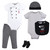 Little Treasure Boy 6 Piece Clothing Set What's Cooking
