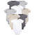 Hudson Baby Cotton Bodysuits, Heather Gray