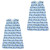 Luvable Friends Safe Sleep Wearable Soft Jersey Cotton Sleeping Bag/Blanket, 2-Pack, Teepees