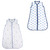Hudson Baby Muslin Cotton Sleeveless Wearable Sleeping Bag, Sack, Blanket, Whale Blue Anchors 2-Pack