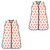 Hudson Baby Muslin Cotton Sleeveless Wearable Sleeping Bag, Sack, Blanket, Foxes 2-Pack