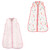 Hudson Baby Muslin Cotton Sleeveless Wearable Sleeping Bag, Sack, Blanket, Pink Sheep Woodland Fox 2-Pack