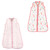 Hudson Baby Muslin Cotton Sleeveless Wearable Sleeping Bag, Sack, Blanket, Pink Sheep Woodland Fox 2-Pack