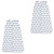 Hudson Baby Cotton Sleeveless Wearable Sleeping Bag, Sack, Blanket, Whales 2-Pack