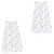 Hudson Baby Cotton Sleeveless Wearable Sleeping Bag, Sack, Blanket, Baseball 2-Pack