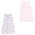 Hudson Baby Cotton Sleeveless Wearable Sleeping Bag, Sack, Blanket, Woodland Fox Flamingo 2-Pack