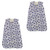 Touched By Nature Organic Cotton Sleeveless Wearable Sleeping Bag, Sack, Blanket, Daisy 2-Pack