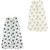 Touched By Nature Organic Cotton Sleeveless Wearable Sleeping Bag, Sack, Blanket, Woodland And Birch Tree 2-Pack