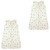 Touched By Nature Organic Cotton Sleeveless Wearable Sleeping Bag, Sack, Blanket, Botanical Flutter 2-Pack