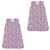 Yoga Sprout Sleeveless Jersey Cotton Sleeping Bag, Sack, Blanket, Fresh Floral Jersey 2-Pack