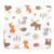 Hudson Baby Cotton Flannel Receiving Blankets Bundle, Woodland