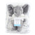 Hudson Baby Plush Blanket with Toy, Snuggly Elephant