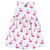 Hudson Baby Cotton Dress, Cardigan and Shoe Set, Bright Flamingo