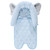 Hudson Baby Car Seat Insert and Strap Covers, Blue Elephant