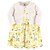 Hudson Baby Girl Dress and Cardigan Set, Lemons