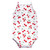 Hudson Baby Cotton Sleeveless Bodysuits, Cherries