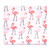 Hudson Baby Cotton Flannel Receiving Blankets Bundle, Flamingos