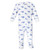 Hudson Baby Cotton Sleep and Play, Blue Whales