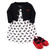 Hudson Baby Girl Dress, Cardigan, Shoe Set, 3 Piece, Scottie Dog