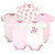 Touched by Nature Organic Cotton Bodysuits, Cherry Blossom